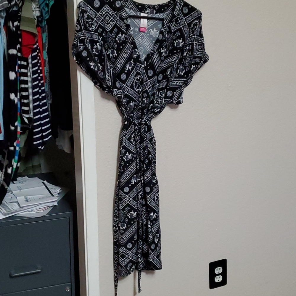 Black and white dress